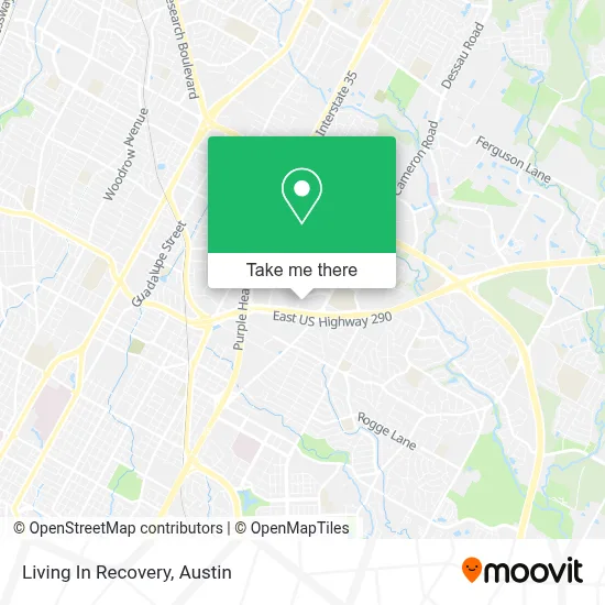 Living In Recovery map