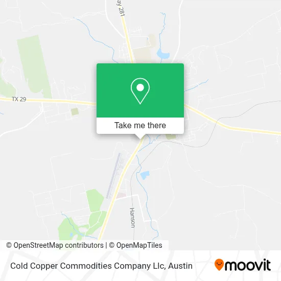 Cold Copper Commodities Company Llc map
