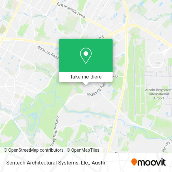 Mapa de Sentech Architectural Systems, Llc.