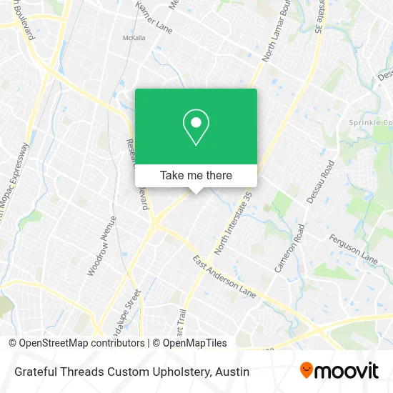 Grateful Threads Custom Upholstery map