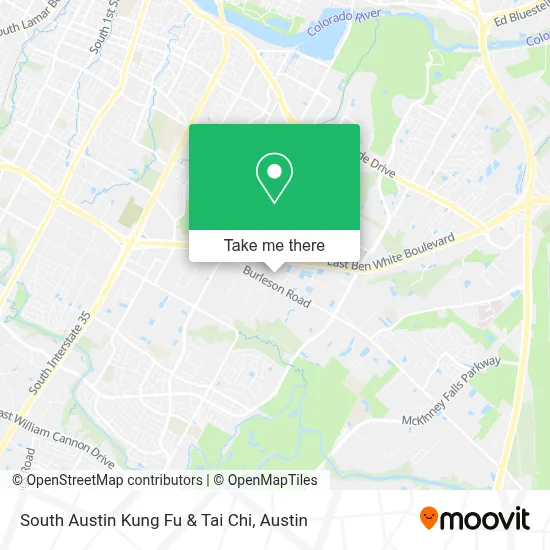 South Austin Kung Fu & Tai Chi map