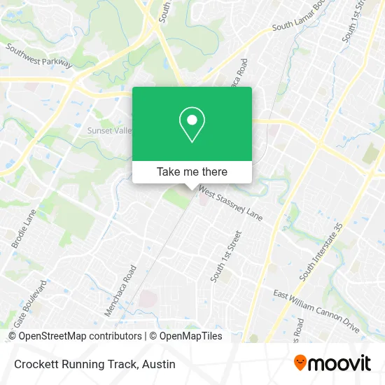 Crockett Running Track map