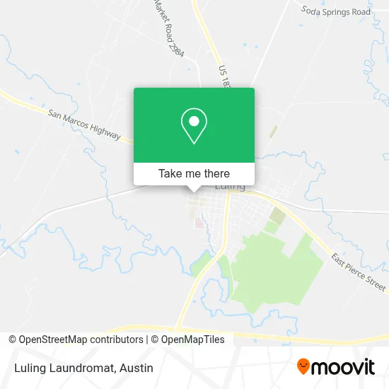 Luling Laundromat map
