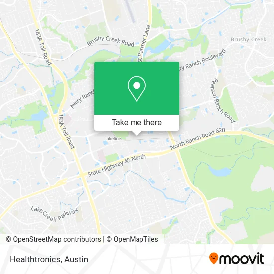 Healthtronics map