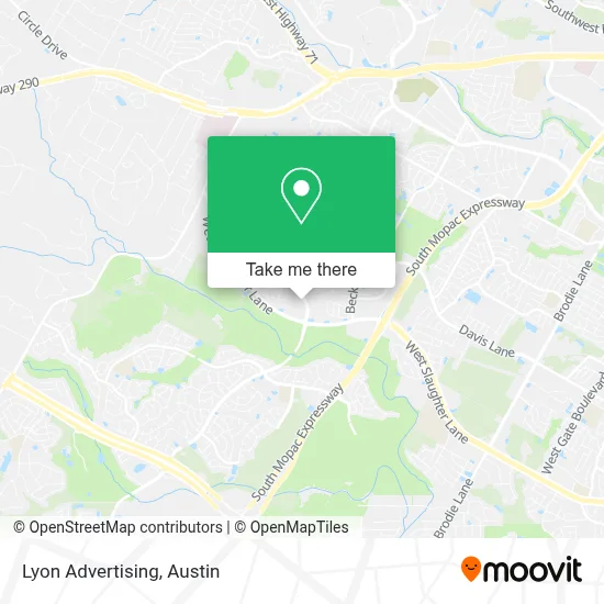 Lyon Advertising map