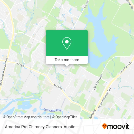 America Pro Chimney Cleaners map