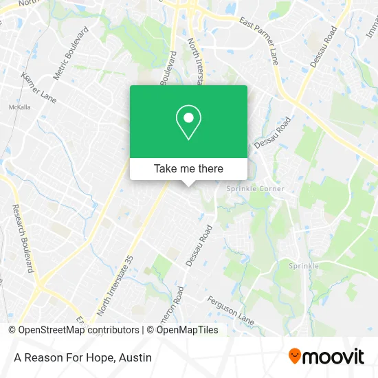 A Reason For Hope map