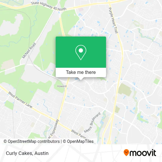 Curly Cakes map