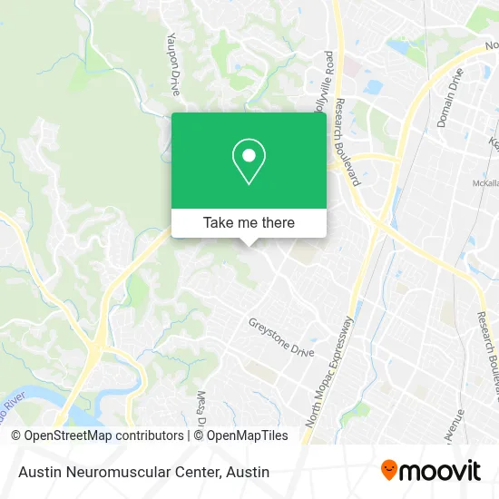 Austin Neuromuscular Center map