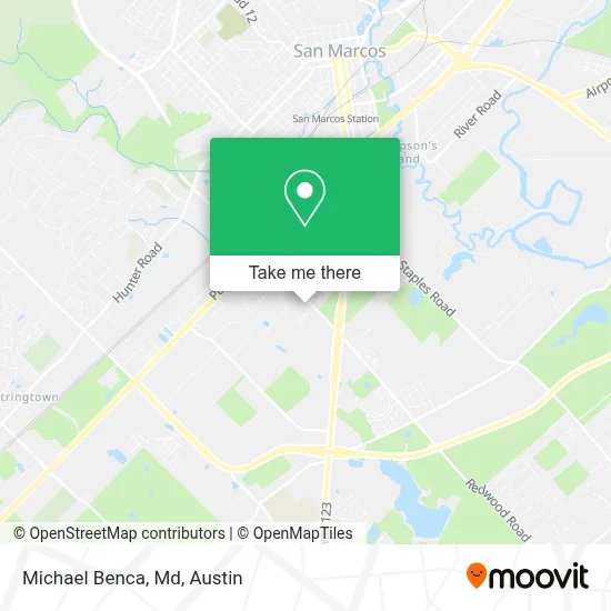 Michael Benca, Md map