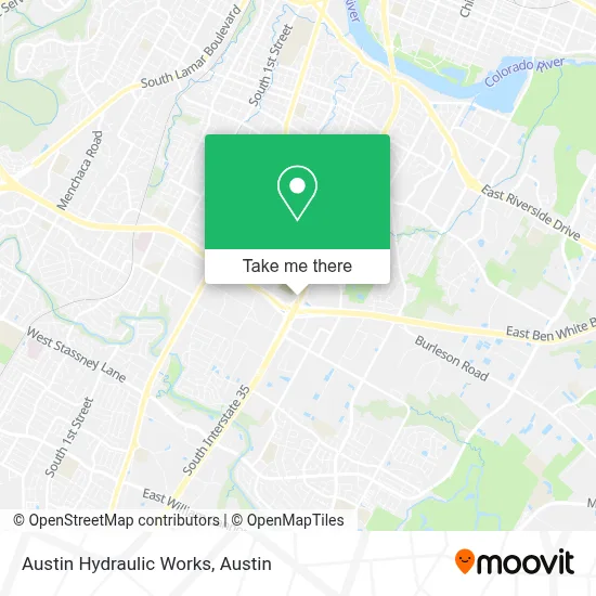 Austin Hydraulic Works map