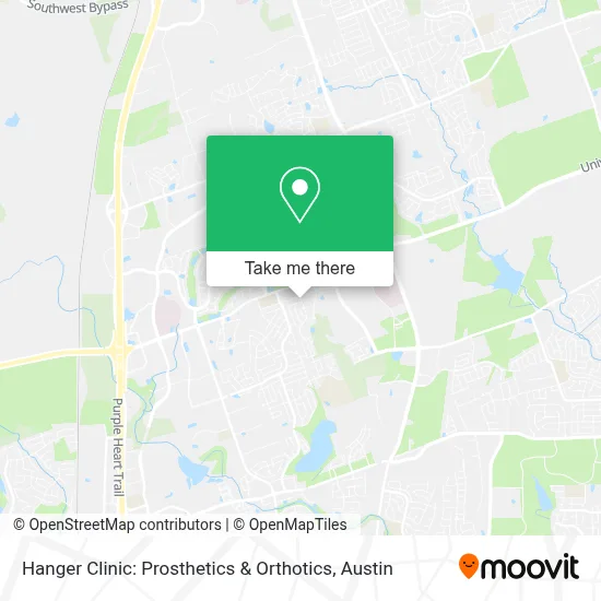 Hanger Clinic: Prosthetics & Orthotics map