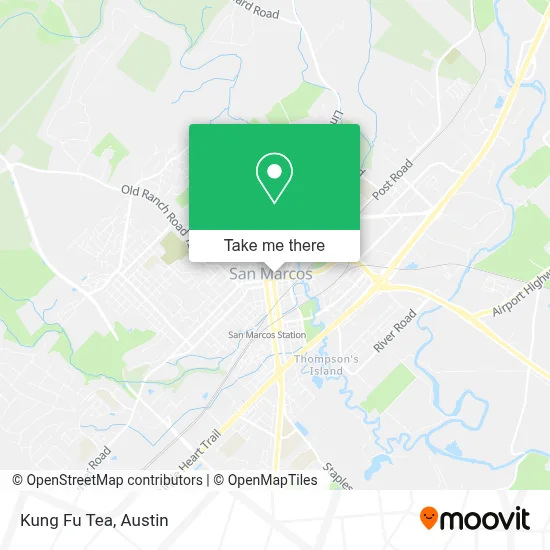 Kung Fu Tea map