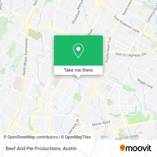 Beef And Pie Productions map