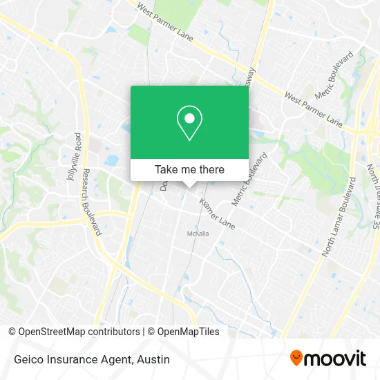 Geico Insurance Agent map