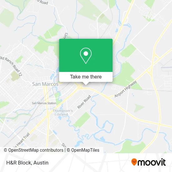 H&R Block map