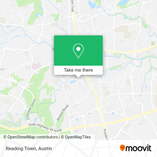 Reading Town map