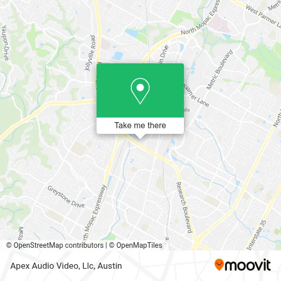 Apex Audio Video, Llc map