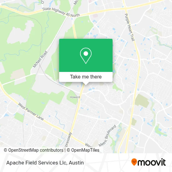 Apache Field Services Llc map