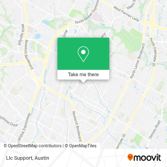 Llc Support map