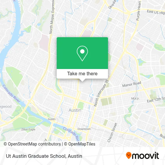 Ut Austin Graduate School map