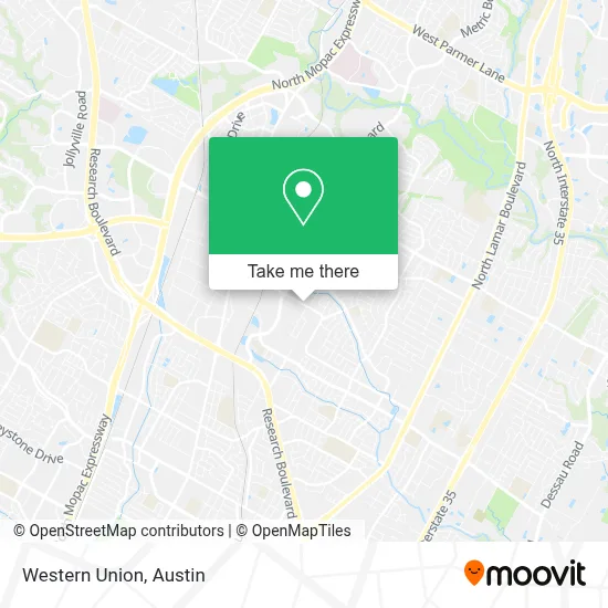 Western Union map