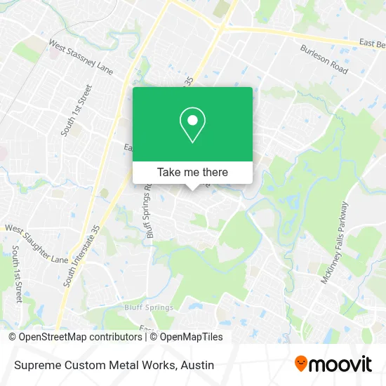Supreme Custom Metal Works map