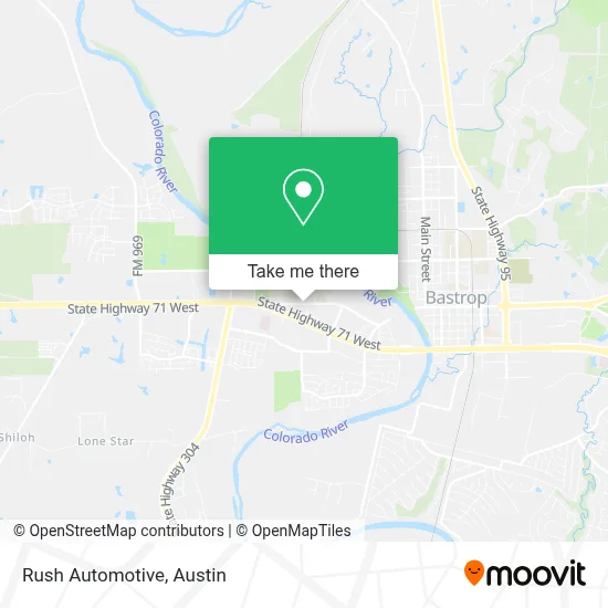 Rush Automotive map