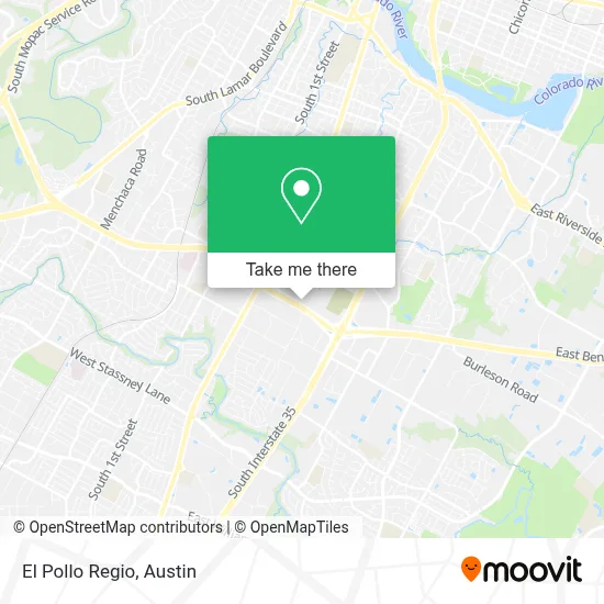 El Pollo Regio map