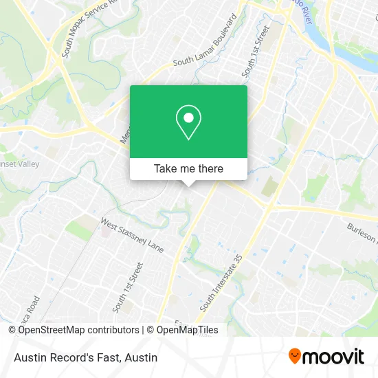 Austin Record's Fast map