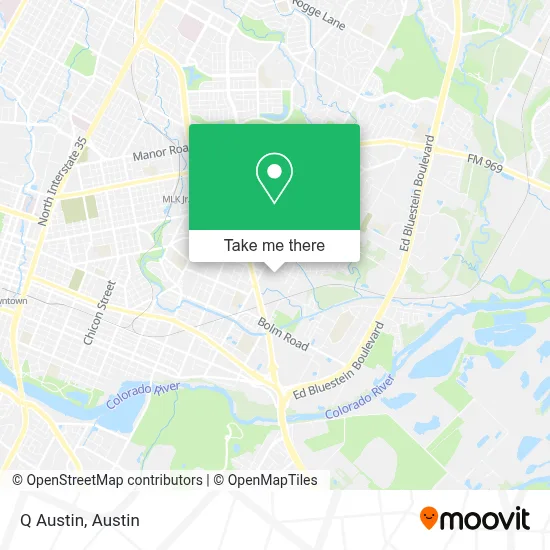 Q Austin map