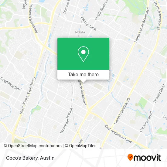 Coco's Bakery map