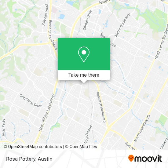Rosa Pottery map