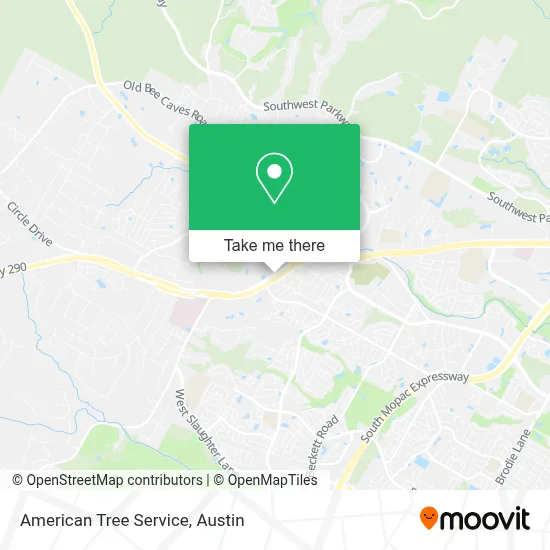 American Tree Service map