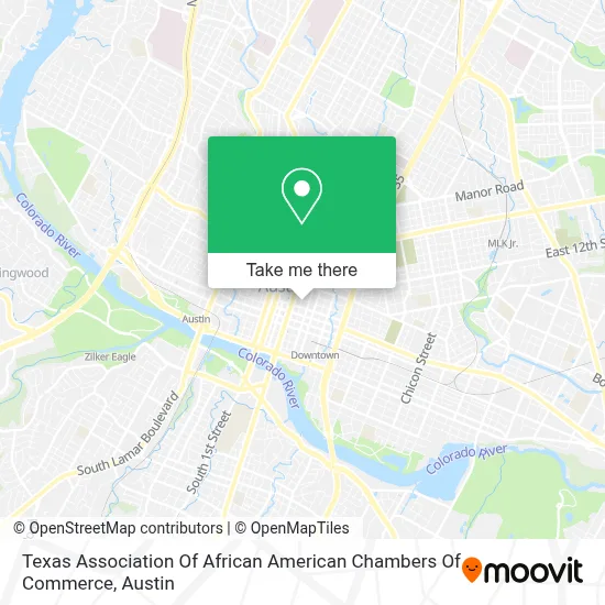 Texas Association Of African American Chambers Of Commerce map
