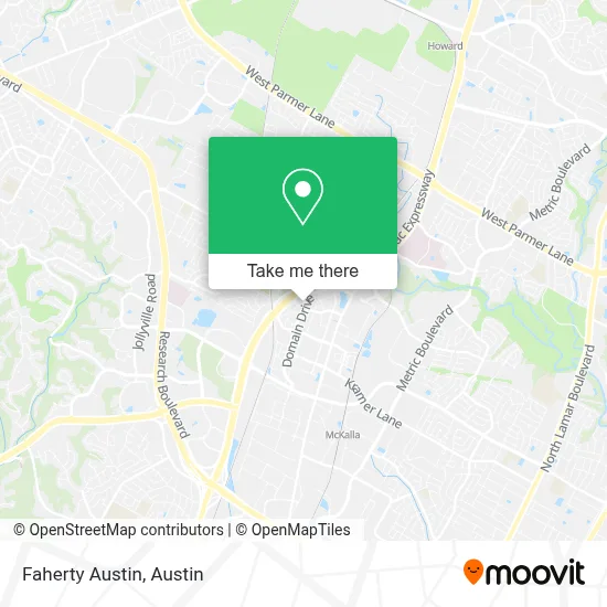 Faherty Austin map