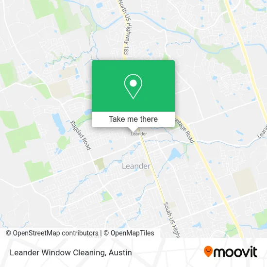 Leander Window Cleaning map