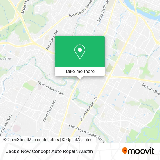 Jack's New Concept Auto Repair map