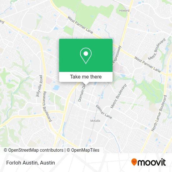 Forloh Austin map