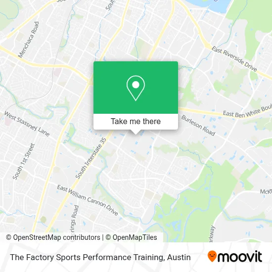 The Factory Sports Performance Training map