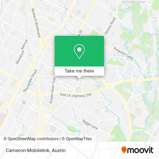 Cameron-Mobilelink map