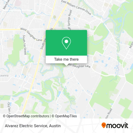 Alvarez Electric Service map