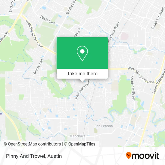 Pinny And Trowel map
