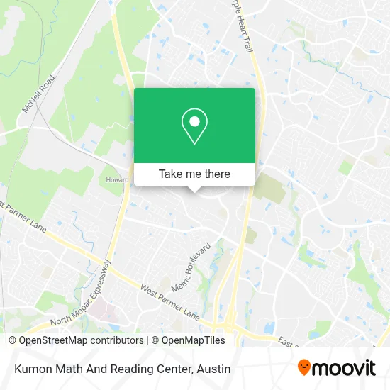 Kumon Math And Reading Center map