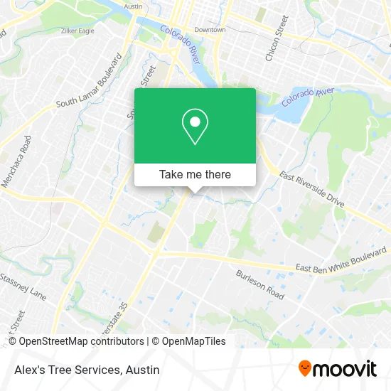 Alex's Tree Services map