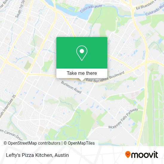 Lefty's Pizza Kitchen map