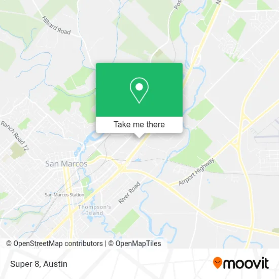 Super 8 map