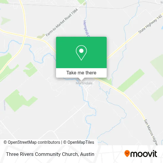 Three Rivers Community Church map