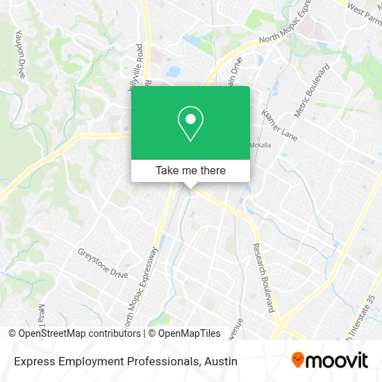 Express Employment Professionals map