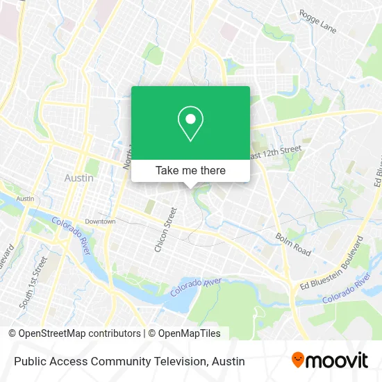 Public Access Community Television map